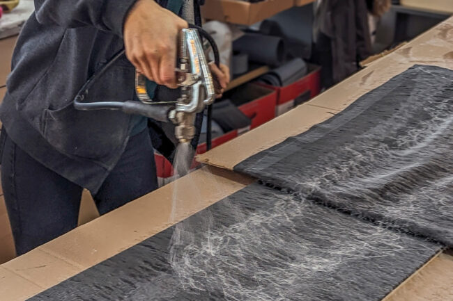 Camper Fahrzeugarbeiten Stoffverkleidung